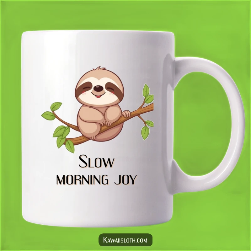 Funny Relaxed Sloth Mug - Embrace the Slow Life with Humor