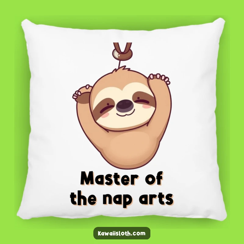 Funny Kawaii Sloth Pillow: Cozy & Hilarious Accent for Relaxation