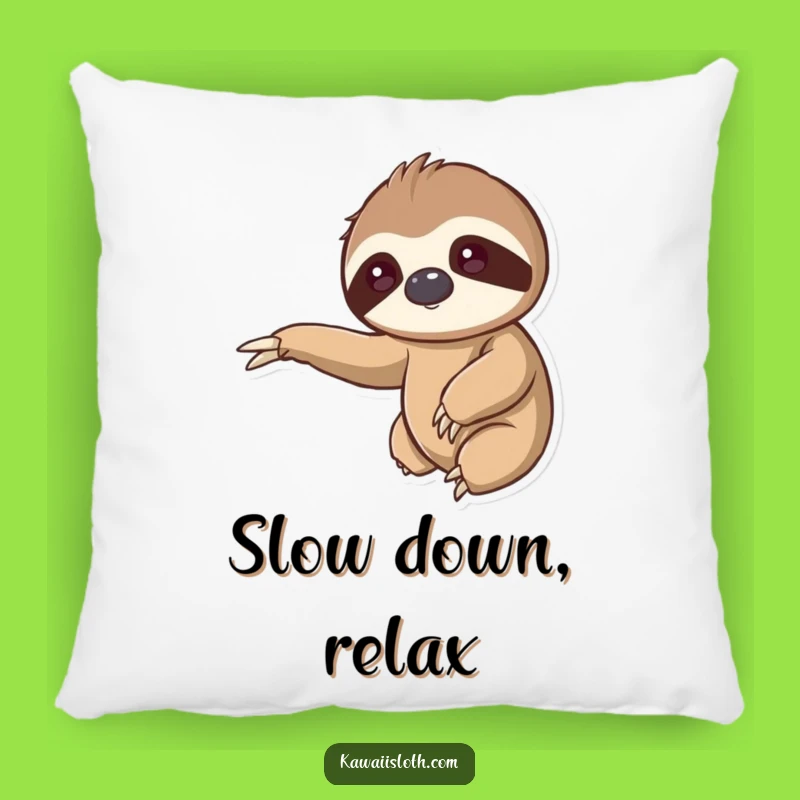 Kawaii Sloth Gentle Hug Pillow: Cozy Comfort with a Cute Sloth!
