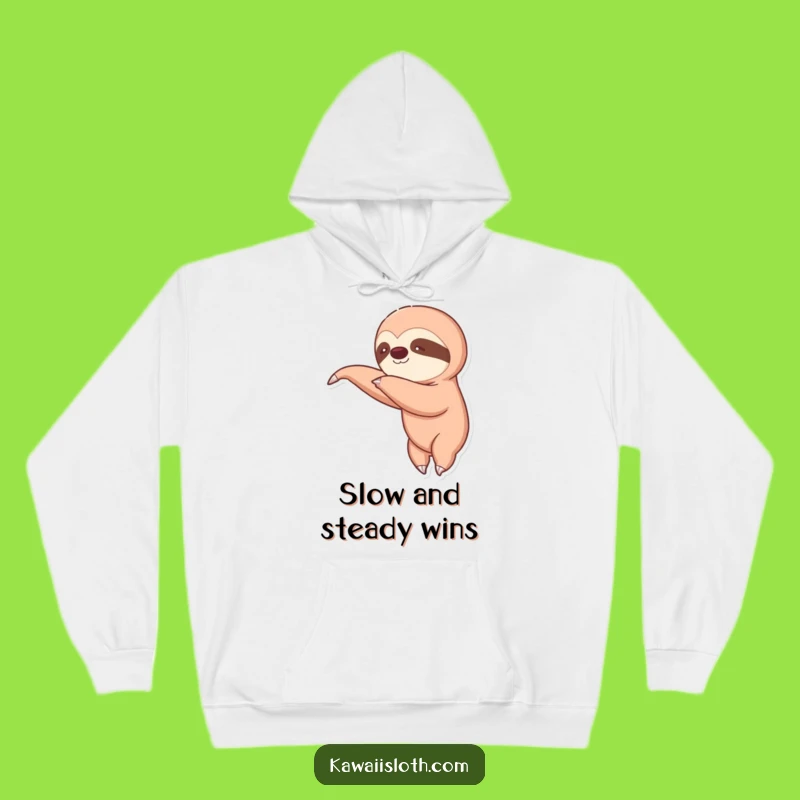 Funny Sloth Reaching Hoodie: Cozy Slow-Paced Humor, The Ultimate Funny Gift for Comfort Seekers