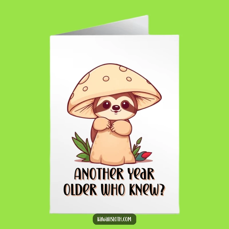Playful Sloth Birthday Card: Free Printable Fun for a Special Celebration