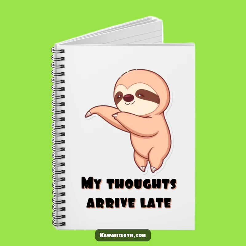 Funny Sloth Reaching Notebook: Jot Down Ideas Slowly, The Perfect Funny Gift for Dreamers