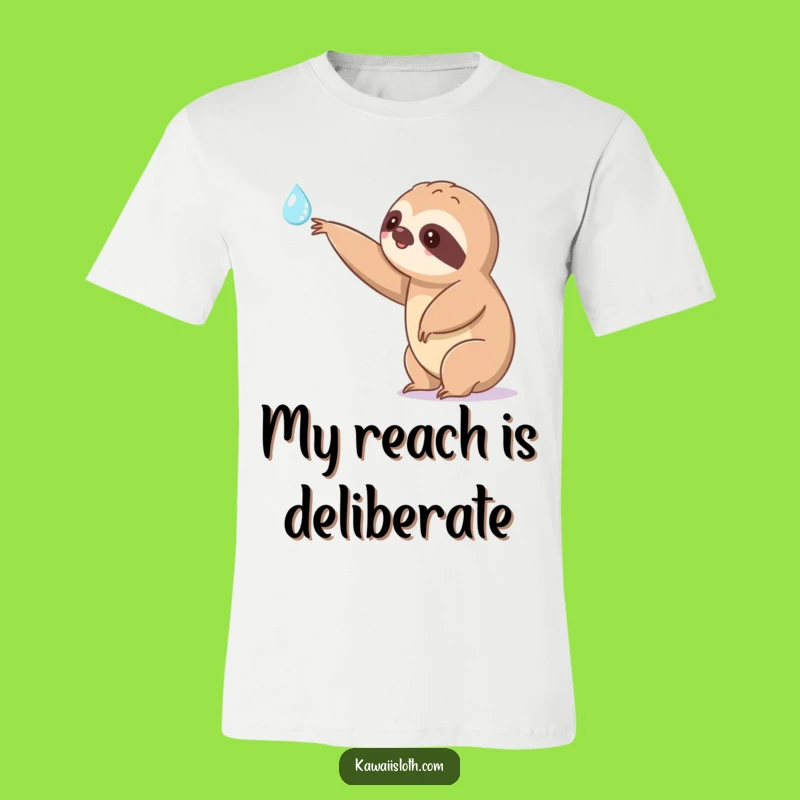 Funny Kawaii Sloth T-Shirt: Patient & Hilarious Apparel for Slow Striving